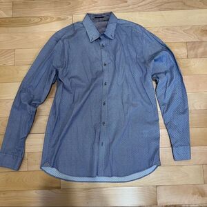 Ted Baker Blue patterned dress shirt Size S